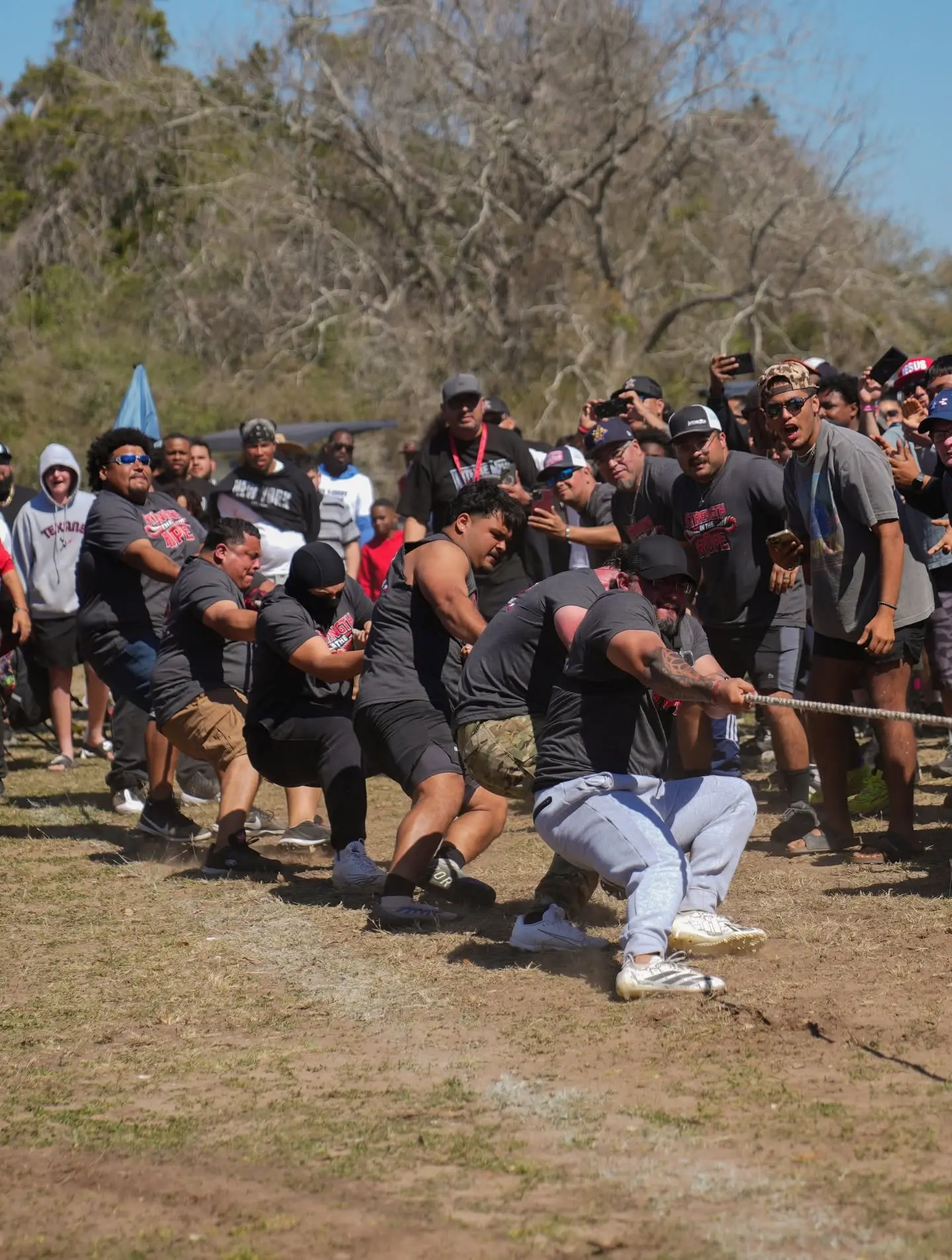 Tug-of-war competition at IntenseMen